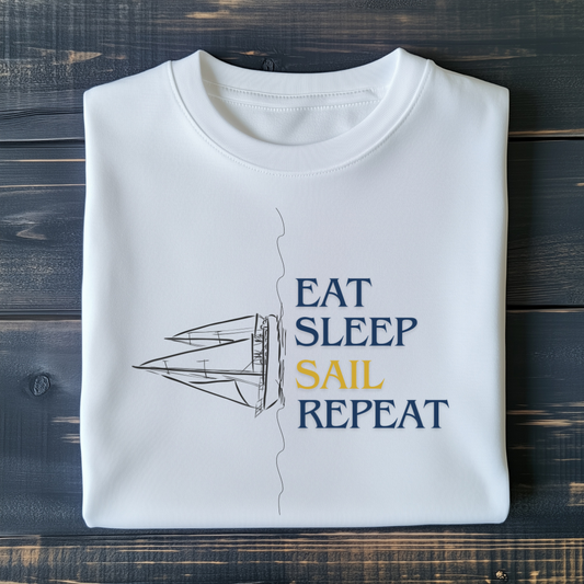 Eat Sleep Sail Repeat - Unisex Premiumshirt