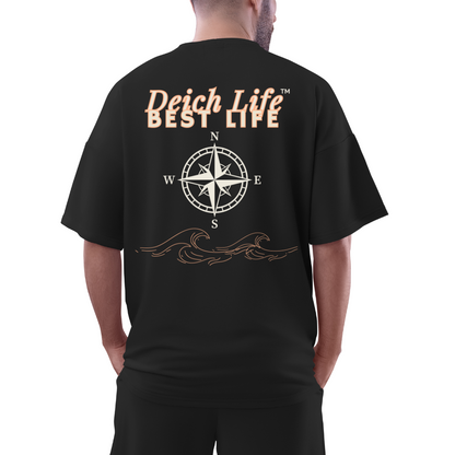 Deich Life Best Life Organic Oversized T-Shirt - Backprint