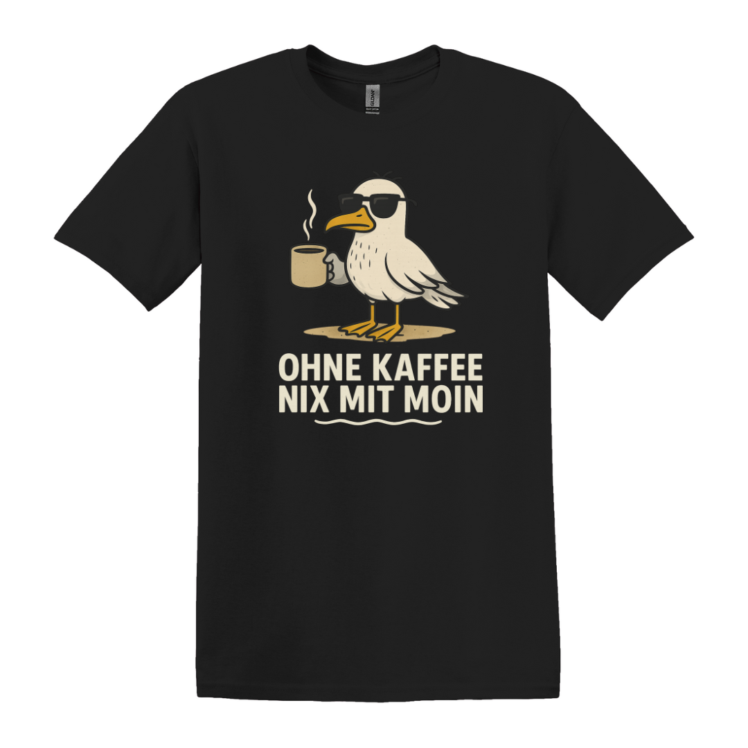 Ohne Kaffee nix mit Moin T-Shirt