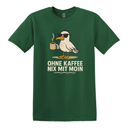 Ohne Kaffee nix mit Moin T-Shirt
